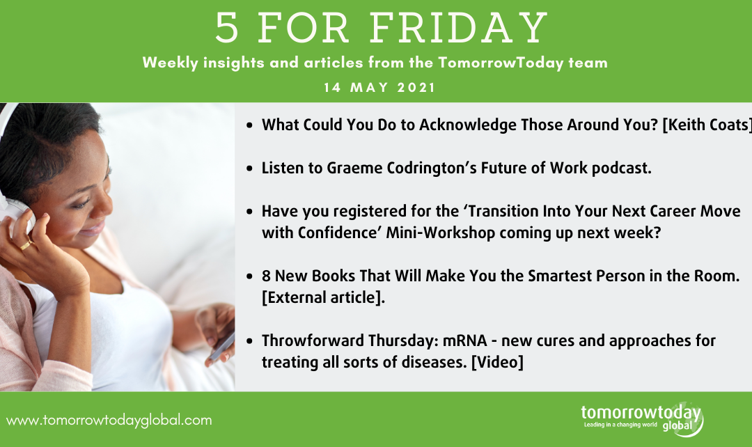 Five for Friday: 14 May 2021